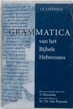 Grammatica van het Bijbels Hebreeuws en Hulpboek bij de, Gelezen, J.P. Lettinga, J. P. Lettinga, Verzenden