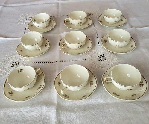 Rosenthal - Set theekopjes (9) - Sanssouci - Porselein, Antiek en Kunst, Antiek | Meubels | Tafels