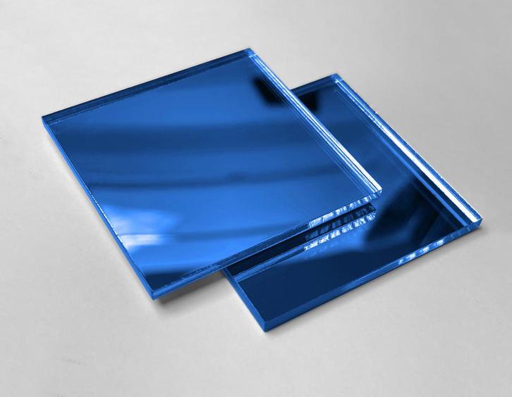 Set van 30 kleine vierkante spiegeltjes (3x30x30 mm, blauw), Doe-het-zelf en Verbouw, Gereedschap | Handgereedschap, Nieuw, Ophalen of Verzenden