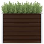 vidaXL Plantenbak verhoogd 100x100x77 cm gegalvaniseerd, Tuin en Terras, Verzenden, Nieuw, Metaal