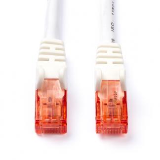 Netwerkkabel | Cat6 U/UTP | 3 meter (100% koper, Wit), Computers en Software, Pc- en Netwerkkabels, Nieuw, Verzenden