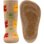 Antislipsok Ewers Zand/Beige met Grappige Kikkertjes in Groe, Jongen of Meisje, Nieuw, Ophalen of Verzenden, Ewers