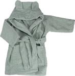 MamaLoes Beer Badstof Stone Green 0-1jr Baby Badjas ML010309, Verzenden, Nieuw