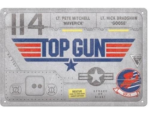 Top gun reclamebord, Verzamelen, Merken en Reclamevoorwerpen, Nieuw, Ophalen of Verzenden