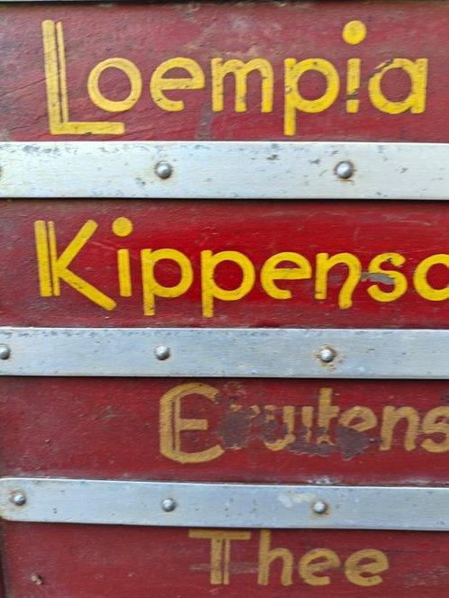 Vintage Price List - Reclamebord - Metaal, Antiek en Kunst, Curiosa en Brocante