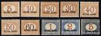 Italiaans Jubaland 1925 - Belastingstempels, serie van 10, Postzegels en Munten, Postzegels | Europa | Italië, Gestempeld