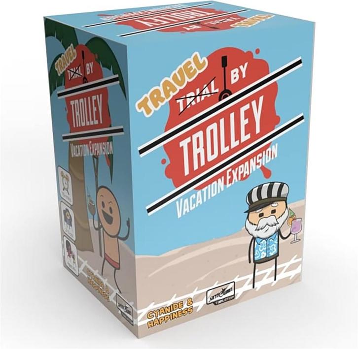 Trial by Trolley - Vacation Expansion | Skybound Games -, Hobby en Vrije tijd, Gezelschapsspellen | Kaartspellen, Nieuw, Verzenden