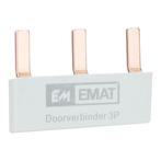 EMAT doorverbinder 3-voudig grijs (85220023), Doe-het-zelf en Verbouw, Nieuw, Verzenden