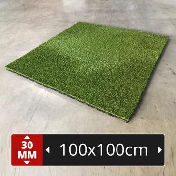 rubberen tegels met KUNSTGRAS toplaag 50x50 of 100x100 nieuw beschikbaar voor biedingen