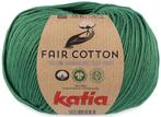 Katia Fair Cotton - 42 flessengroen - Biologisch Katoengar, Hobby en Vrije tijd, Breien en Haken, Ophalen of Verzenden, Nieuw