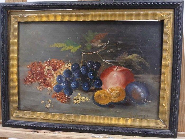 Europese school (XIX) - NO RESERVE - Bodegón de frutas, Antiek en Kunst, Kunst | Schilderijen | Klassiek