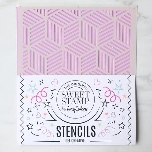 Sweet Stamp Stencil Lexi 21,5x25cm, Hobby en Vrije tijd, Taarten en Cupcakes maken, Nieuw, Verzenden