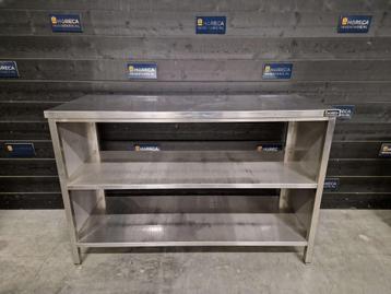 Werktafel kast | 3 niveaus | RVS | 68x175x116 cm beschikbaar voor biedingen