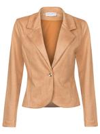 Blazer Simone Beige, jasje blazer beige|bruin, Kleding | Dames, Jasjes, Kostuums en Pakken, Nieuw, Verzenden