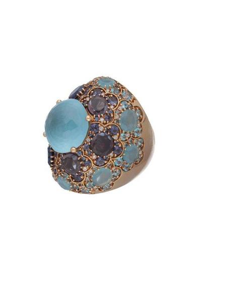 Pasquale Bruni - Ring - 18 karaat Roségoud Topaas - Loliet, Sieraden, Tassen en Uiterlijk, Ringen