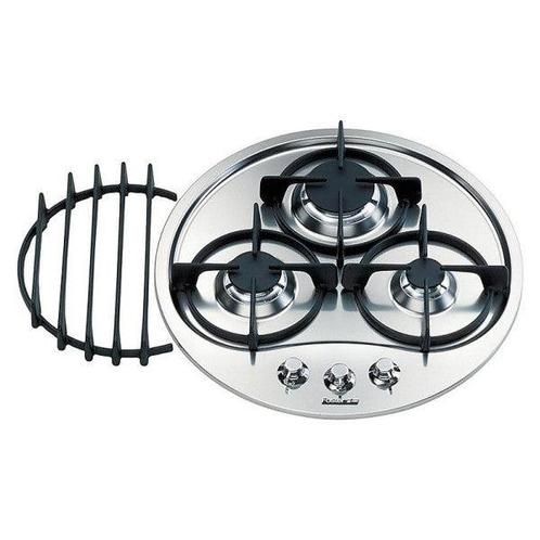 Bieden: Foster 3 burner stainless steel gas stove round - 7, Huis en Inrichting, Keuken | Keukenbenodigdheden, Nieuw, Ophalen of Verzenden