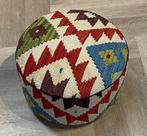 Kelim poef - handgeweven kelim - ongebruikt - wol -, Nieuw