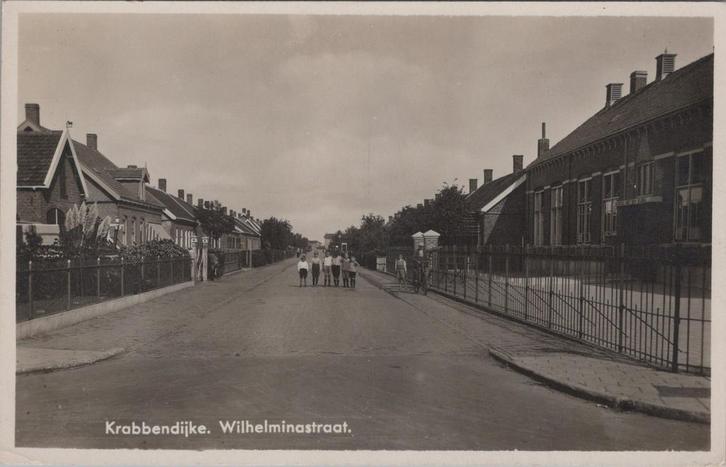 KRABBENDIJKE - Wilhelminastraat, Verzamelen, Ansichtkaarten | Nederland