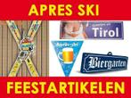 Apres ski feestartikelen - decoratie - vlaggen - slingers, Hobby en Vrije tijd, Nieuw, Ophalen of Verzenden