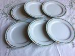 Bernardaud & Co. Limoges - Ontbijtbord (6) - ruban vert -