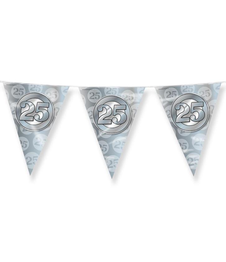 Slingers 25 Jaar Getrouwd 10m, Hobby en Vrije tijd, Feestartikelen, Nieuw, Verzenden