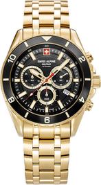 Swiss Alpine Military 7034.9117 Sierra Chrono horloge, Overige merken, Staal, Staal, Verzenden