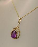 Zonder minimumprijs - Hanger - 8 karaat Geel goud - 1.00ct., Sieraden, Tassen en Uiterlijk, Antieke sieraden