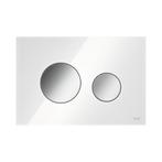 Bedieningsplaat TECE Loop Met Duospoeltechniek Glas Wit Met, Ophalen of Verzenden, Nieuw, Chroom, Overige typen