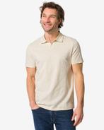 HEMA Herenpolo slub creme, Kleding | Heren, Verzenden, Nieuw