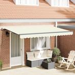 vidaXL Inklapbaar Zonnescherm Crème en Antraciet 4 x 2 m, Verzenden, Nieuw