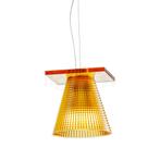 Kartell Light-Air Hanglamp, amber met reliø«f patroon, Huis en Inrichting, Verzenden, Nieuw