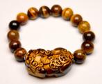 Bruine tijgeroogsteen - Chinese Foo Dog - Armband