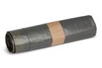 Afvalzak 60 x 80+5 cm T50 grijs + trekband - 15 x 20 stuks, Verzenden
