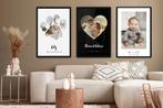 Gepersonaliseerde fotolijst € 50,- korting (60 x 40 cm), Nieuw
