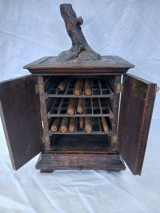 Zonder Minimumprijs - Sigarendoos - Hout - sigarenkast, Verzamelen, Rookartikelen, Aanstekers en Luciferdoosjes