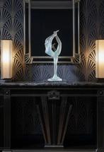 W ANINA - Beeld, Ballerina art deco - 40 cm - Glas - 1980