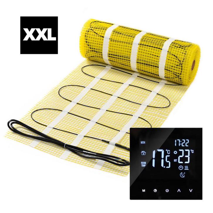 XXL pro-serie elektrische vloerverwarming  150 watt 30 m², Doe-het-zelf en Verbouw, Verwarming en Radiatoren, Nieuw, Ophalen of Verzenden
