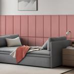 Gestoffeerde wandpanelen Carpino set van 2 fluweel 90x30 cm, Doe-het-zelf en Verbouw, Verzenden, Nieuw