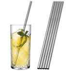 GGM Gastro | (50 stuks) RVS drinkrietjes - 8 x | THESB82, Verzenden