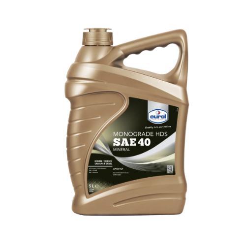 Eurol 5L Monograde HDS SF/CF SAE 40 API CF-2 (mineraal), Watersport en Boten, Bootonderdelen, Motor en Techniek, Nieuw, Zeilboot of Motorboot