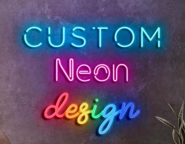 -Op maat gemaakt- custom NEON led bord verlichting *kleur +, Verzamelen, Merken en Reclamevoorwerpen, Nieuw, Verzenden