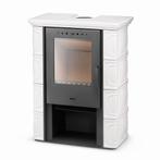Houtkachel - staal met keramische tegels - 10kW - ivoor, Ophalen of Verzenden, Nieuw