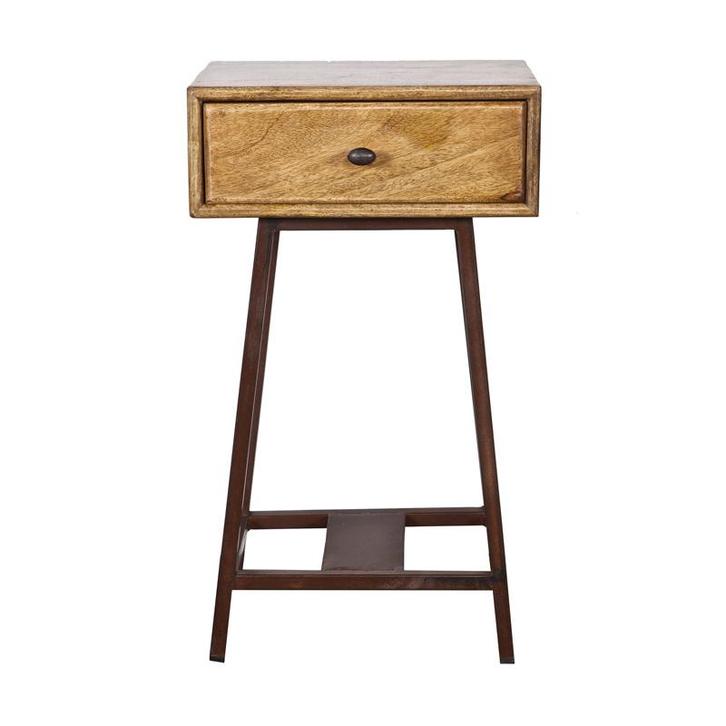 *WOONWINKEL* BePureHome Skybox Sidetable Naturel, Huis en Inrichting, Tafels | Bijzettafels, Nieuw, Verzenden