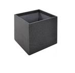 Polymeerbeton plantenbak antra 60x60x60cm - Met bodem op=op, Vierkant, Nieuw, 60 tot 100 cm, Beton