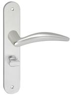 Deurkruk / Deurklink Windsor op schild Ovaal WC63 Aluminium, Doe-het-zelf en Verbouw, Ophalen of Verzenden, Nieuw
