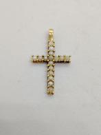 Kruishanger - 18 karaat Geel goud Parel