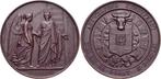 Bronze-medaille 1861 medaille von Leopold Wiener Antwerpe..., Verzenden