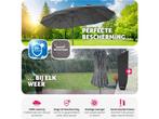 tectake® Dubbele parasol Silia - 460 x 270 cm -, Verzenden, Nieuw