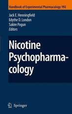 Nicotine Psychopharmacology, Verzenden, Nieuw
