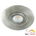LED spot XXL kantelbaar 7Watt rond NIKKEL IP65 dim, Ophalen of Verzenden, Nieuw